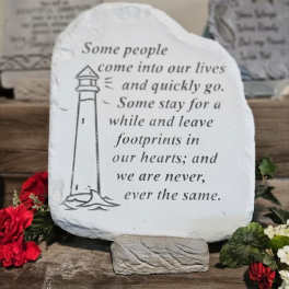 Sympathy Stone- Footprints in our Hearts