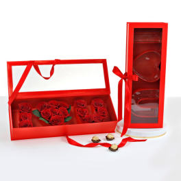 Love Message Box – I Love You Rose Arrangement