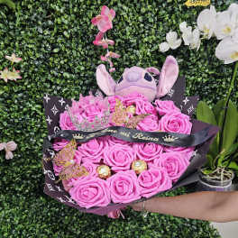 PINK STITCH BOUQUET