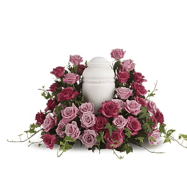 Bed of Pink Roses