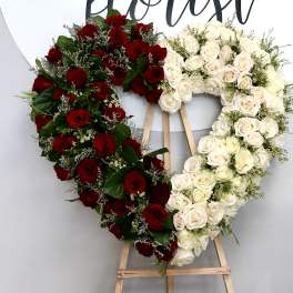 Red & White Heart