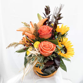 Pumpkin Florals