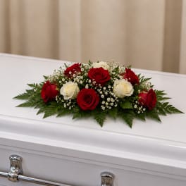 Small Rose Casket Spray