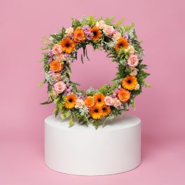Sympathy Wreath by Amanda