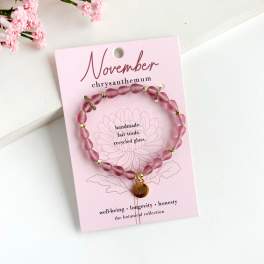 November-Birth Flower Bracelet