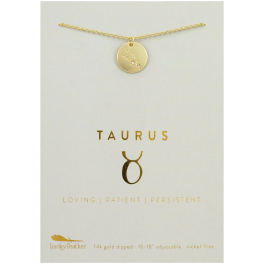 Taurus Zodiac Necklace