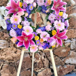 Rapunzel wreath