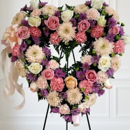 Soft color Open Heart