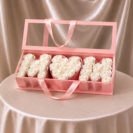 MOM Luxury Pink Floral Keepsake Box