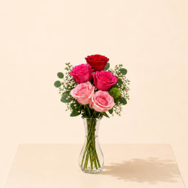 Pink Kiss Bud Vase