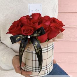 Pretty in Plaid Rose Box