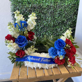 Eternal Honor sympathy urn arrangement