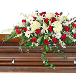 PEACE ALWAYS CASKET SPRAY