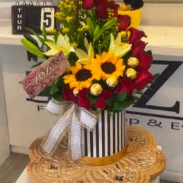 Vibrant love spiral