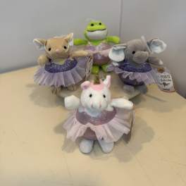 Mini Plush Ballerina Animals