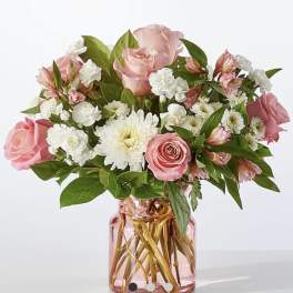 Beautiful pink & white