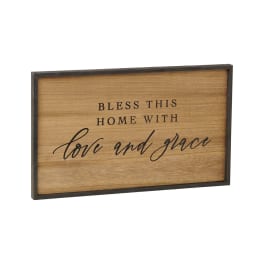 Reversible Grace/Silent Night Wall Decor