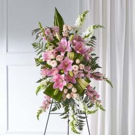 Elegant Embrace Standing Spray