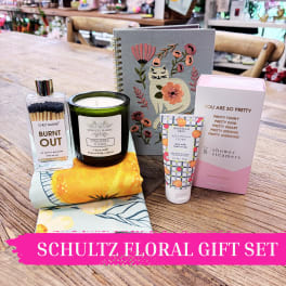 Warm Weather Whimsy Self-Care Gift Set | Fun & Colorful Gift Set for Her by Schultz Floral