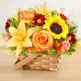 Fields Of Europe Fall Basket
