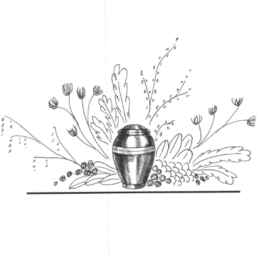 Urn Spray - Backdrop