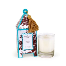 Japanese Quince Classic Toile Mini Pagoda Box Candle by Seda France