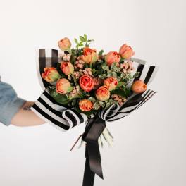 One Dozen Tulips
