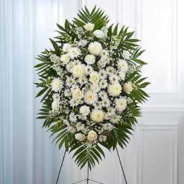 White Standing Spray
