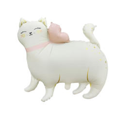 27" Cat with Pink Bow Mylar
