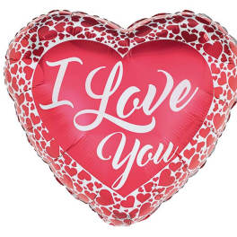 28" Jumbo I love you Mylar