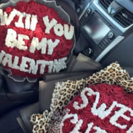 Valentine Floral Hearts