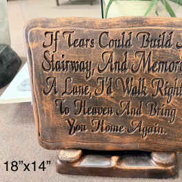 If tears could build