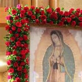 VIRGEN MARY ARCH DECORATION