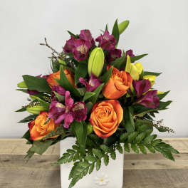 Fiery Floral Bliss