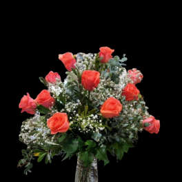 A Dozen Deluxe Roses- Color...Choose 3 colors for us to choose from!