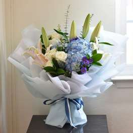 Celestial Frost Bouquet