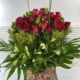 70 long stem red Roses - Beverly Hills