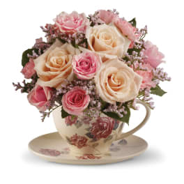 Teleflora's Victorian Teacup Bouquet