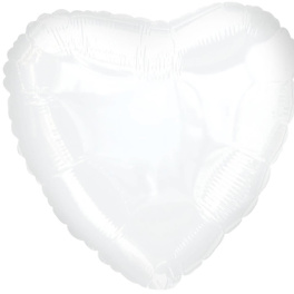 White - Mylar Balloon