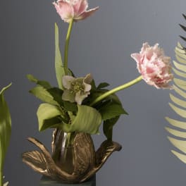 Budding Flower Sculpture Vase
