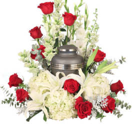 MISSING YOU URN CREMATION FLOWERS