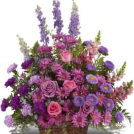 Gracious Lavender Basket