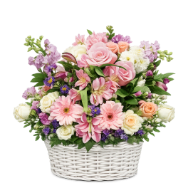 Pastels Sympathy Arrangement