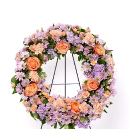 Our Hope Collection: 18" Open Wreath in Pastels