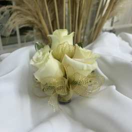 White Rose Corsage by BloomNation™