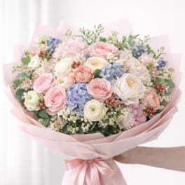 Cotton candy garden