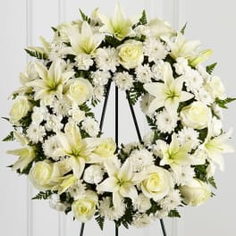 Treasured tribute wreath