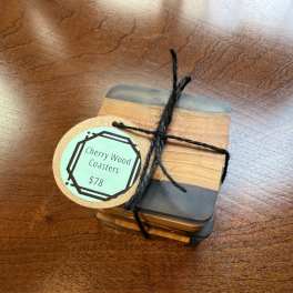 Cherry Wood Coaster