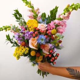Bright Floral Wrap