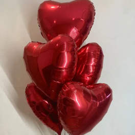 Balloon set "Red Hearts"